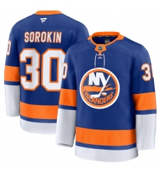 Men's New York Islanders #30 Ilya Sorokin Royal 2024-25 Home Stitched Hockey Jersey