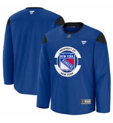 Men's New York Rangers Royal 2024-25 Team Practice Stitched Hockey Jersey