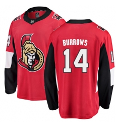 Youth Ottawa Senators #14 Alexandre Burrows Fanatics Branded Red Home Breakaway NHL Jersey