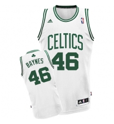 Women's Adidas Boston Celtics #46 Aron Baynes Swingman White Home NBA Jersey