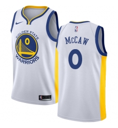 Youth Nike Golden State Warriors #0 Patrick McCaw Swingman White Home NBA Jersey - Association Edition