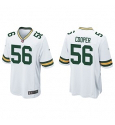 Men's Green Bay Packers #56 Edgerrin Cooper White Vapor Limited Football Stitched Jersey