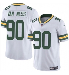 Men's Green Bay Packers #90 Lukas Van Ness White Vapor Untouchable Limited Stitched Jersey