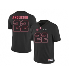 Alabama Crimson Tide 22 Ryan Anderson Black College Football Jersey