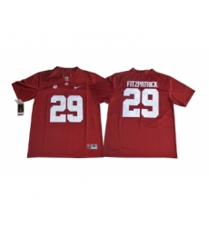 Alabama Crimson Tide 29 Minkah Fitzpatrick Red College Football Jersey