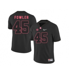 Alabama Crimson Tide 45 Jalston Fowler Black College Football Jersey