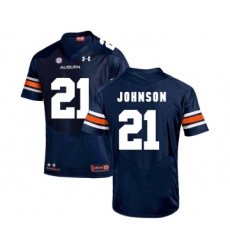 Auburn Tigers 21 Kerryon Johnson Navy College Football Jersey