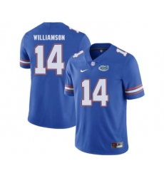 Florida Gators 14 Chris Williamson Blue College Football Jersey