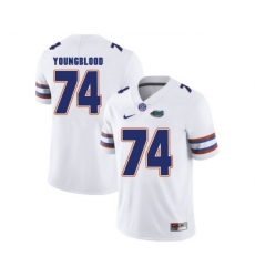 Florida Gators 74 Jack Youngblood White College Football Jersey