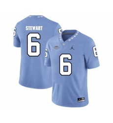 North Carolina Tar Heels 6 M.J. Stewart Blue College Football Jersey