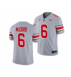 Men's Ohio State Buckeyes #6 Kyle McCord Gray 2023 F.U.S.E. Limited Stitched Jersey