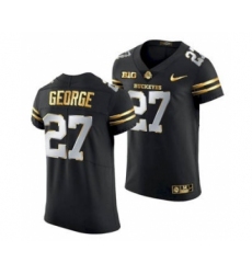 Men's Ohio State Buckeyes Eddie George Black Golden Edition Jersey 2020-21