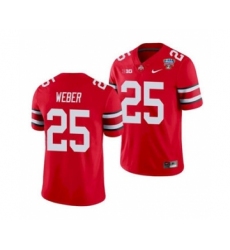 Men's Ohio State Buckeyes Mike Weber 2021 Sugar Bowl Scarlet Football Jersey