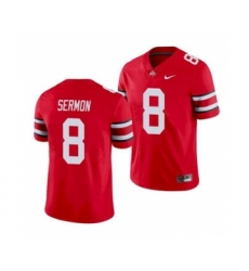 Men's Ohio State Buckeyes Trey Sermon Scarlet Game College Football Jersey