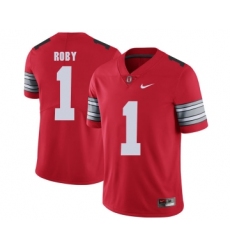 Ohio State Buckeyes 1 Bradley Roby Red 2018 Spring Game College Football Limited Jersey