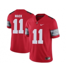 Ohio State Buckeyes 11 Austin Mack Red 2018 Spring Game College Football Limited Jersey