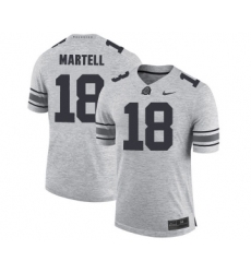 Ohio State Buckeyes 18 Tate Martell Gray College Football Jersey