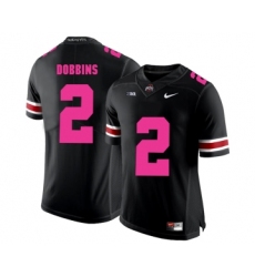 Ohio State Buckeyes 2 J.K. Dobbins Black 2018 Breast Cancer Awareness College Football Jersey