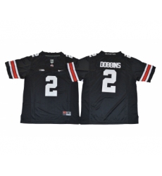 Ohio State Buckeyes 2 J.K. Dobbins Black College Football Jersey