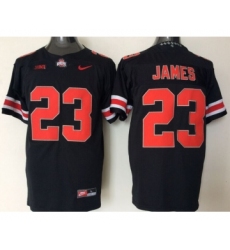 Ohio State Buckeyes 23 Lebron James Black College Football Jersey