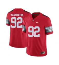 Ohio State Buckeyes 92 Adolphus Washington Red 2018 Spring Game College Football Limited Jersey