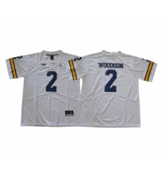 Michigan Wolverines 2 Charles Woodson White College Football Jersey