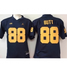 Michigan Wolverines 88 Jake Butt Navy College Football Jersey