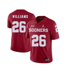 Oklahoma Sooners 26 Damien Williams White College Football Jersey