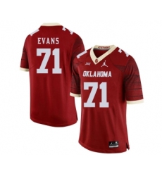 Oklahoma Sooners 71 Bobby Evans Red 47 Game Winning Streak College Football Jersey