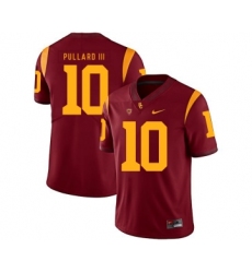 USC Trojans 10 Hayes Pullard III Red College Football Jersey