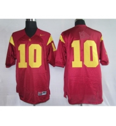 USC Trojans 10 red Jerseys