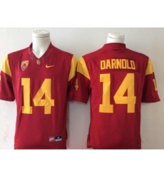 USC Trojans 14 Sam Darnold Red College Football Jersey