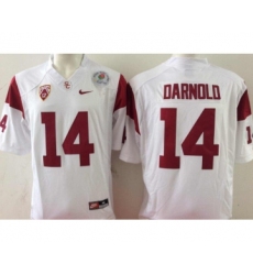 USC Trojans 14 Sam Darnold White College Football Jersey