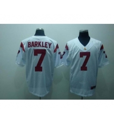 USC Trojans 7 Barkley white Jerseys