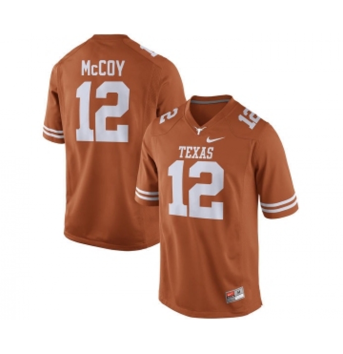 Texas Longhorns 12 Colt McCoy Orange Nike College Jersey