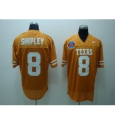 Texas Longhorns 8 Shipley orange Jerseys