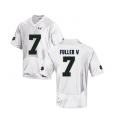 Notre Dame Fighting Irish 7 Will Fuller V White College Football Jersey