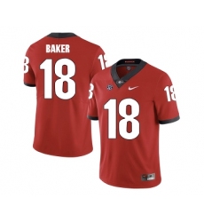 Georgia Bulldogs 18 Deandre Baker Red College Football Jersey