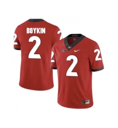 Georgia Bulldogs 2 Brandon Boykin Red College Football Jersey