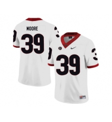 Georgia Bulldogs 54 Brandon Kublanow White College Football Jersey