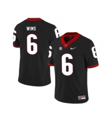 Georgia Bulldogs 6 Javon Wims Black Nike College Football Jersey