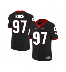 Georgia Bulldogs 97 Brooks Buce Black College Football Jersey