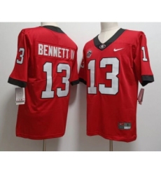 Men's Georgia Bulldogs #13 Stetson Bennett IV Red 2022 Vapor Untouchable Stitched Nike NCAA Jersey