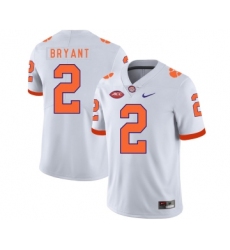 Clemson Tigers 2 Kelly Bryant White Nike College Football Jersey