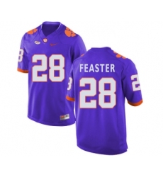 Clemson Tigers 28 Tavien Feaster Purple College Football Jersey