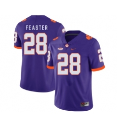 Clemson Tigers 28 Tavien Feaster Purple Nike College Football Jersey