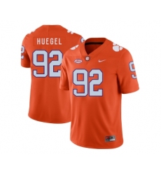 Clemson Tigers 92 Greg Huegel Orange Nike College Football Jersey