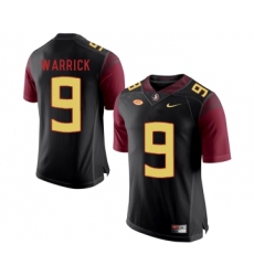 Florida State Seminoles 9 Peter Warrick Black College Football Jersey