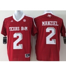 Texas A&M Aggies 2 Johnny Manziel Red College Football Jersey