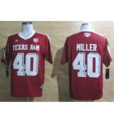 Texas A&M Aggies 40 Miller Red Jerseys